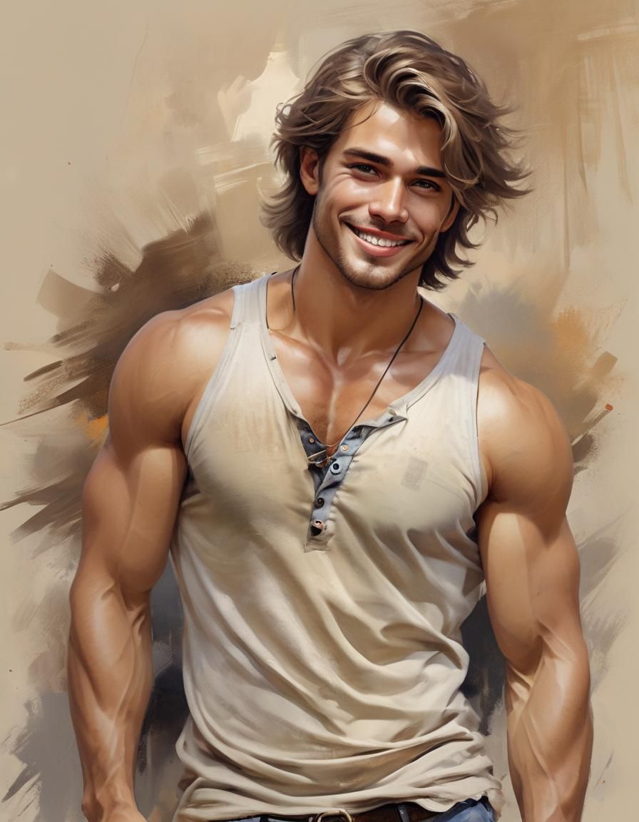Handsome Man, Gorgeous Smile  by @Sassy Sheri