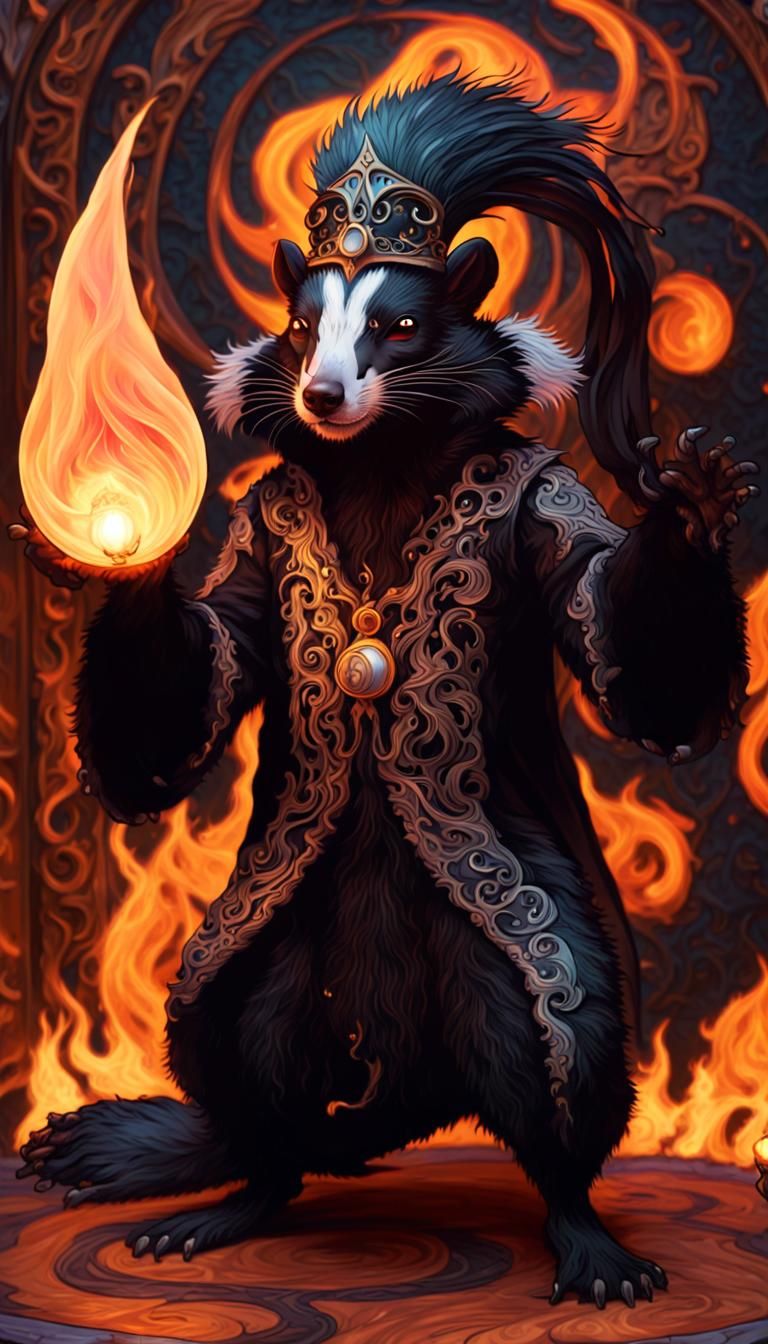 a gothic furry - AI Generated Artwork - NightCafe Creator