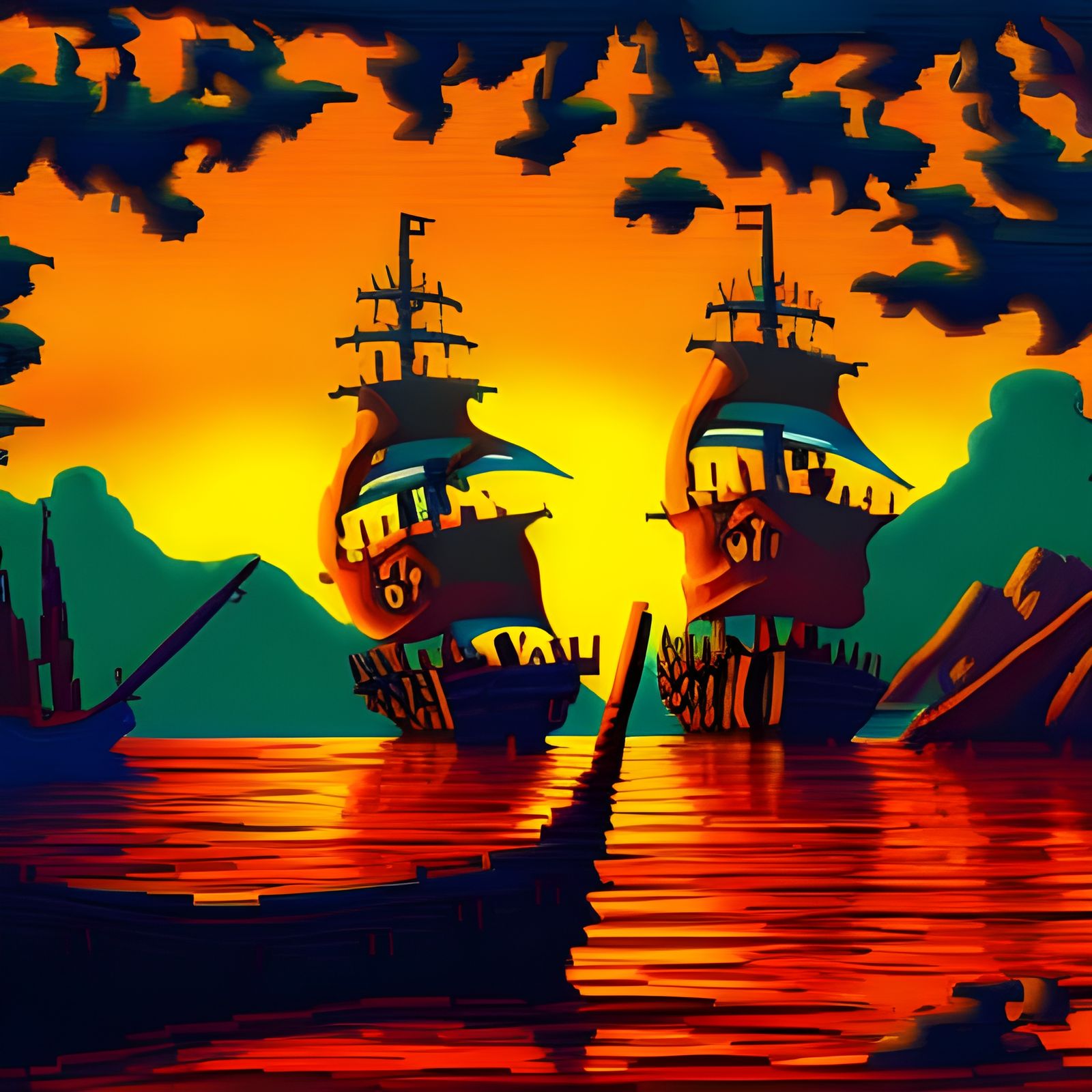 Monkey Island 1 - AI Generated Artwork - NightCafe Creator