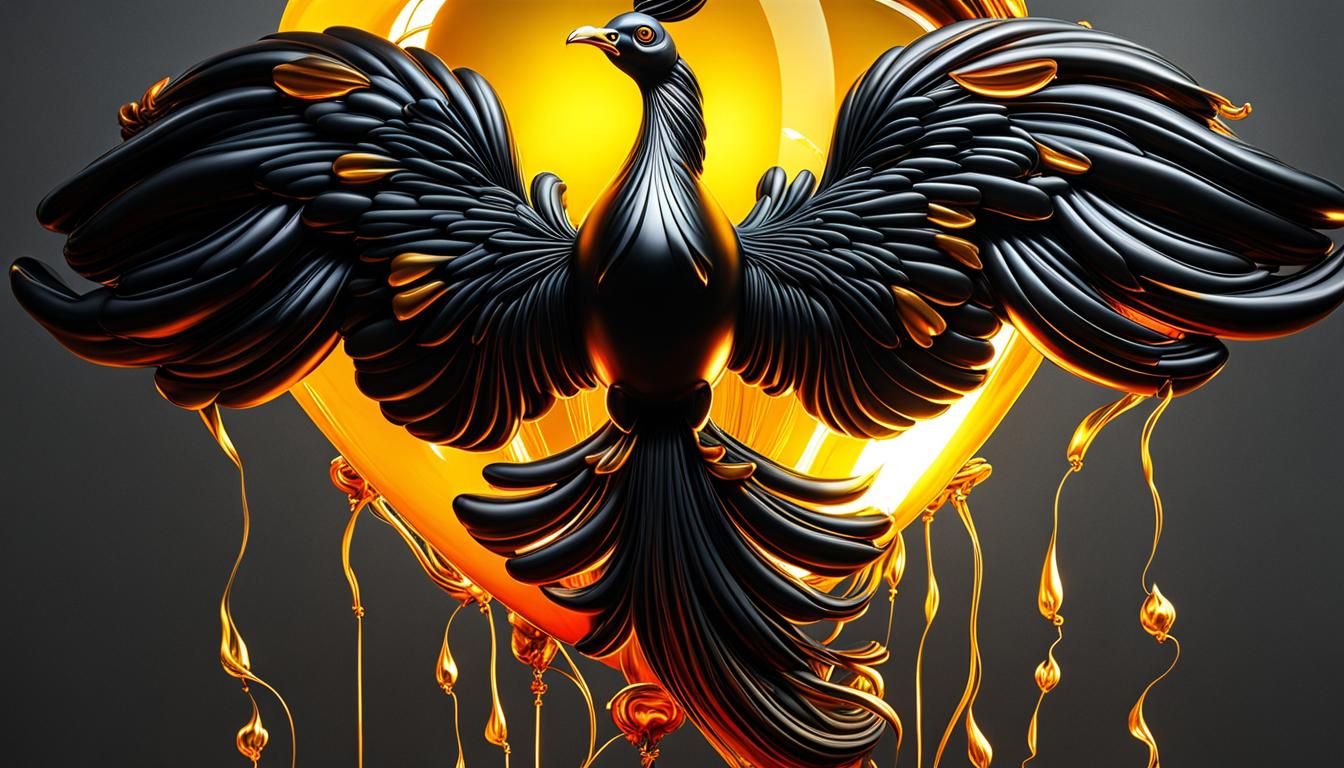 Black & Gold Phoenix