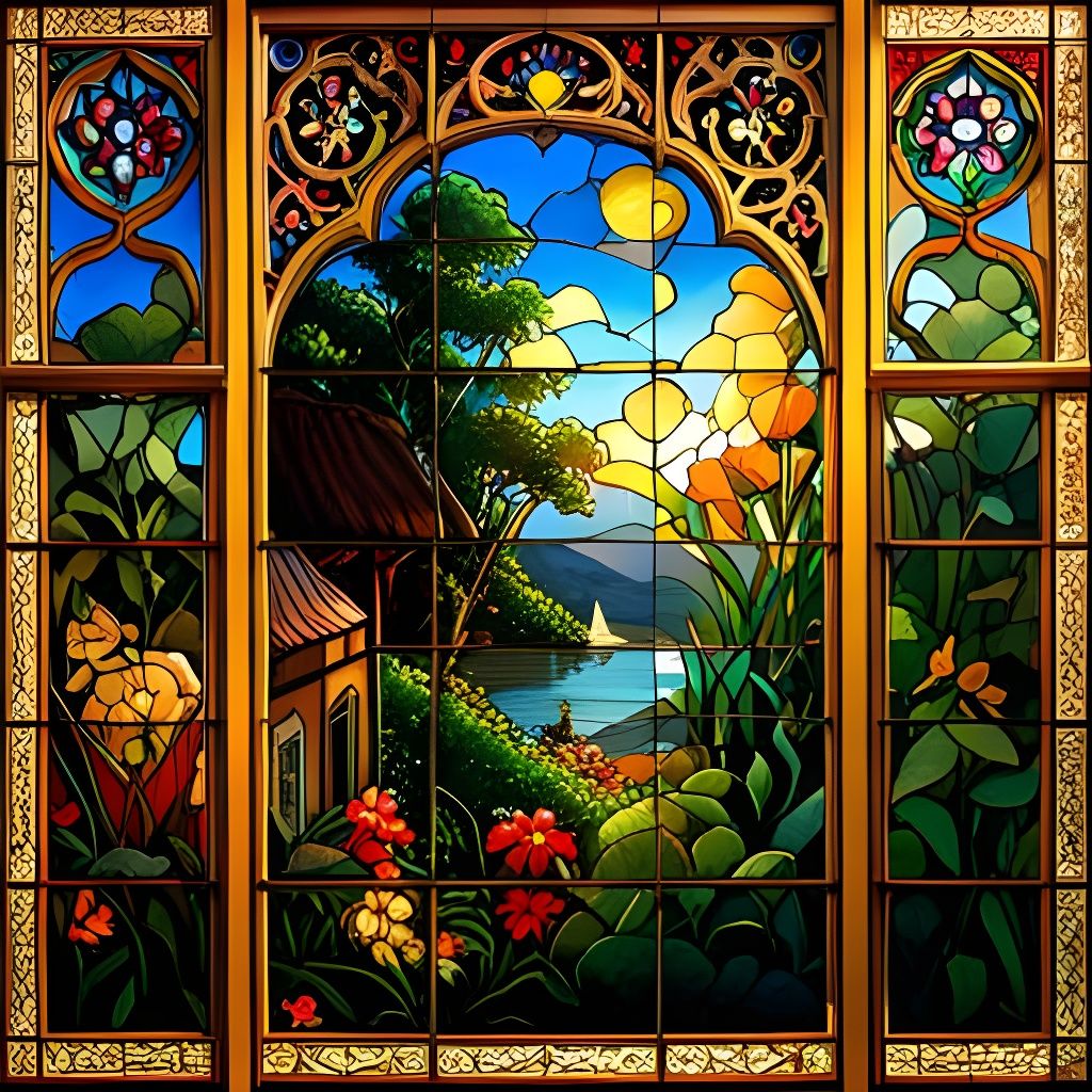 A view to paradise!  by @Queen Of Denial