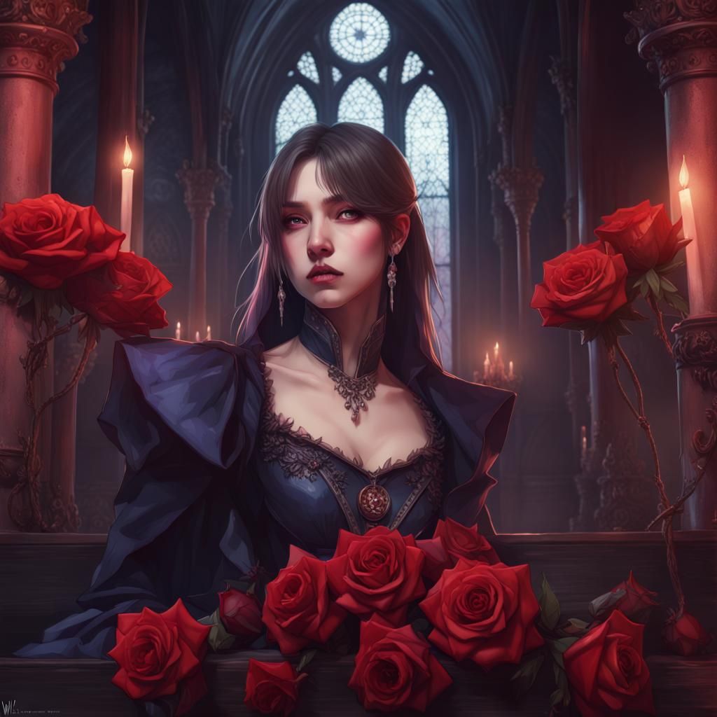 Princess in rose castle