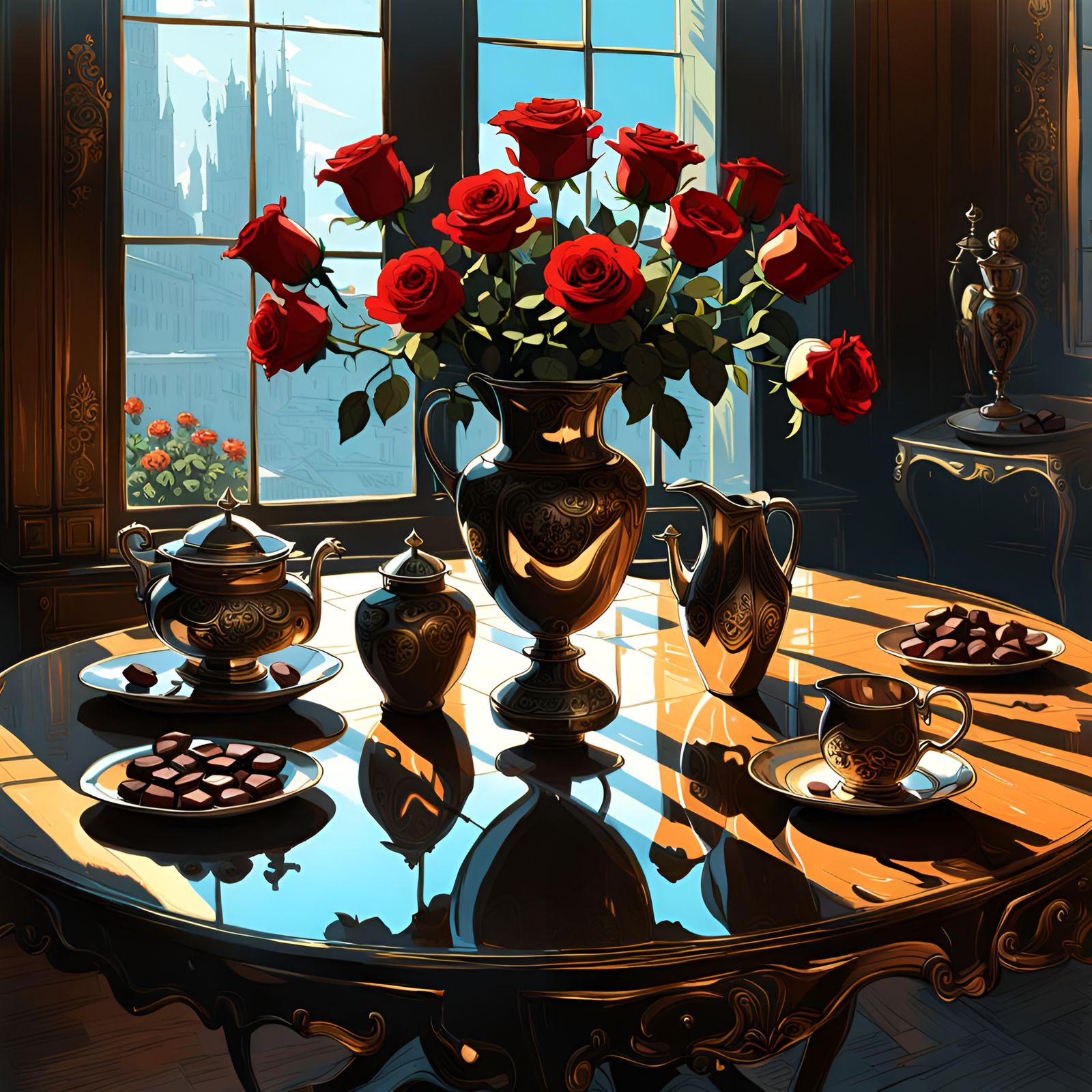 A Dignified Meal  by @Mormookiee