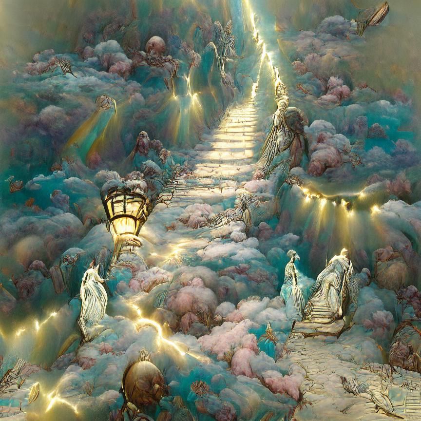 The Path to Heaven AI Generated Artwork NightCafe Creator