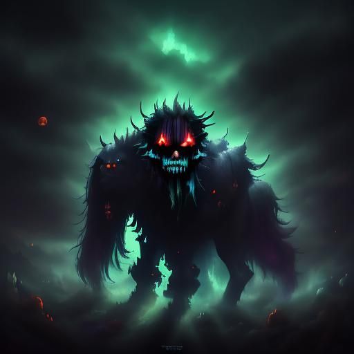 <lora:Spirit World:1.0> Highly Detailed Spooky Creepy Demons...