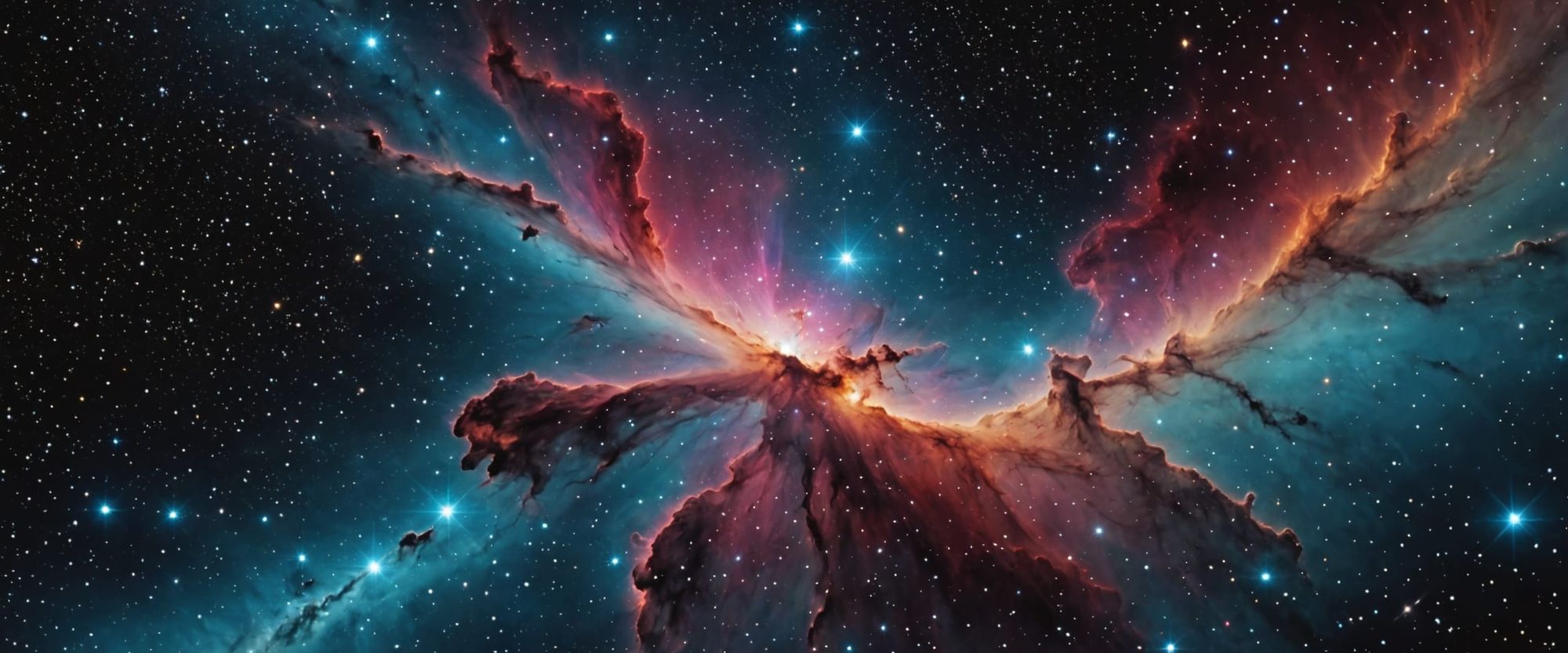 A breathtaking 4K view of the star-filled cosmos. The camera covers across a vast expanse of twinkling stars, nebulae, and distant galaxies....