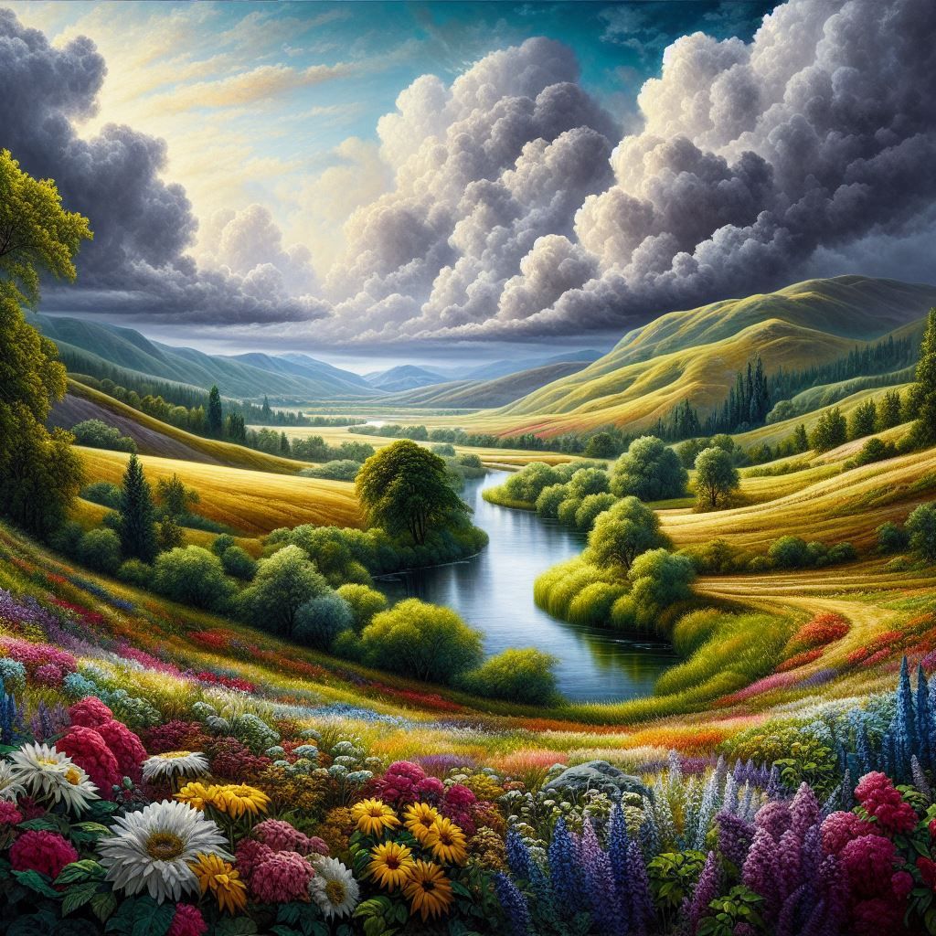 Robert Oxley painting