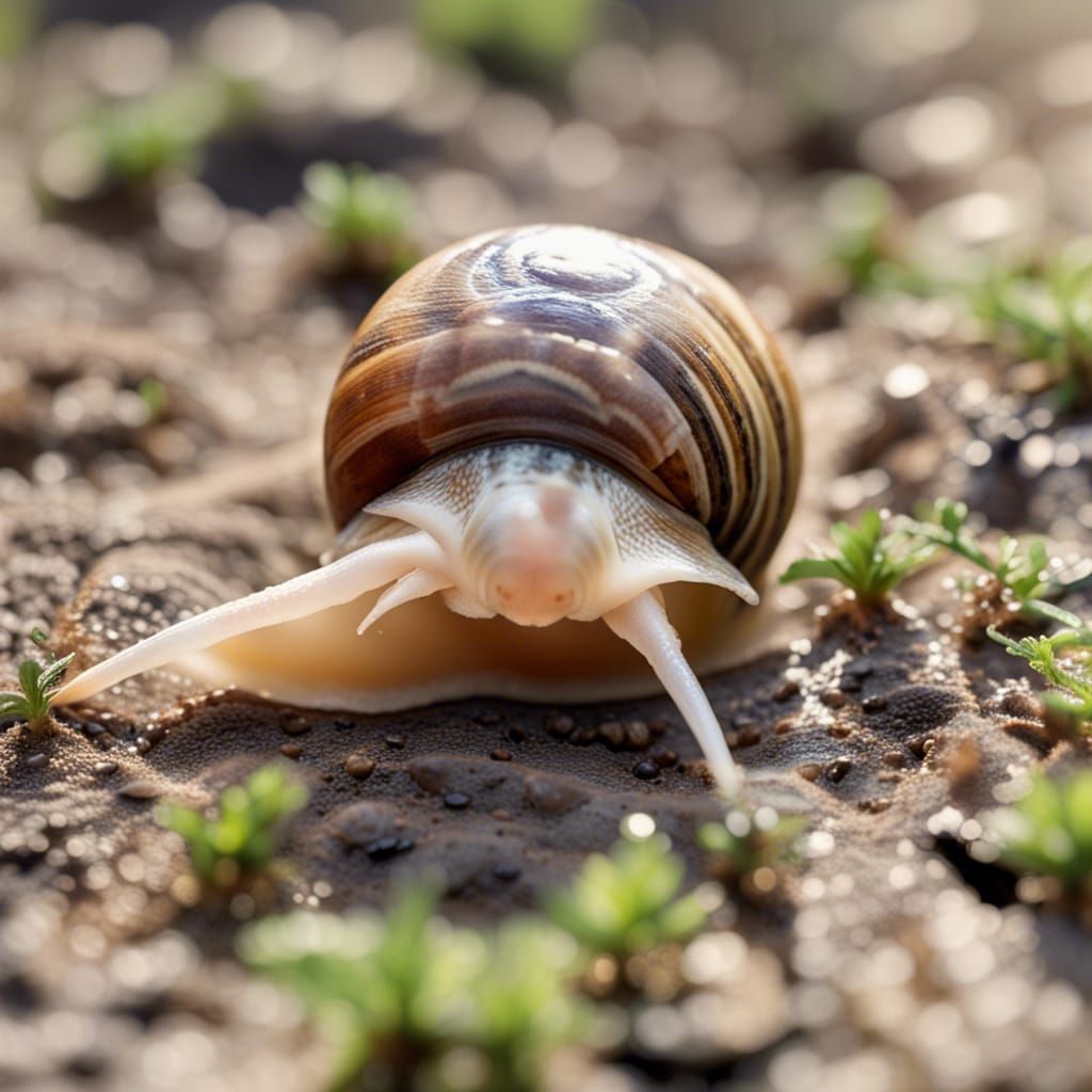 snail with no eyes