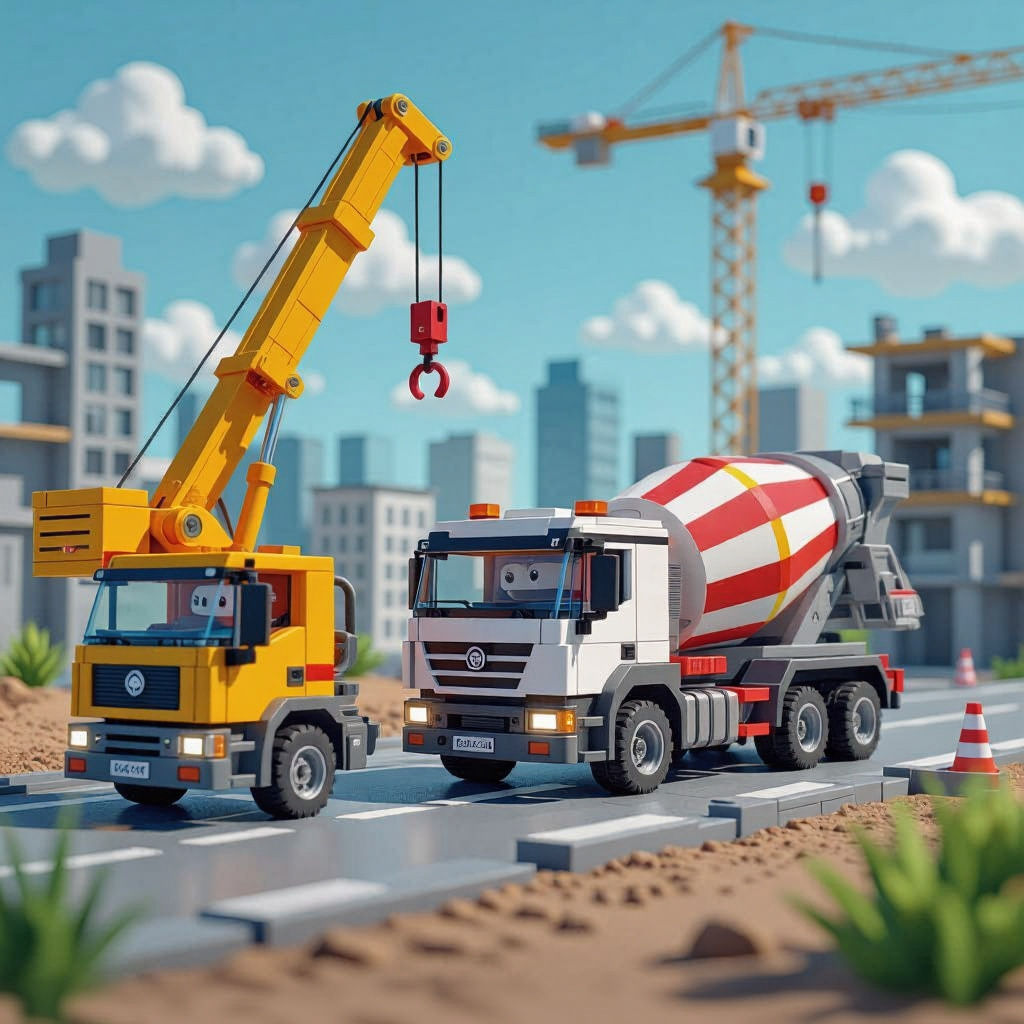 Euro Currency Construction Site Digital Illustration