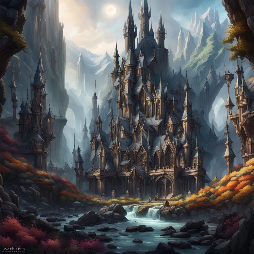 Svartalfheim [ Realm of the Black Elves ] - AI Generated Artwork ...