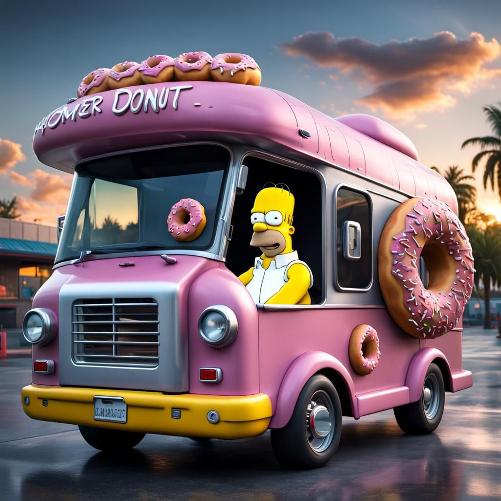 Homer Simpson’s Donut Truck