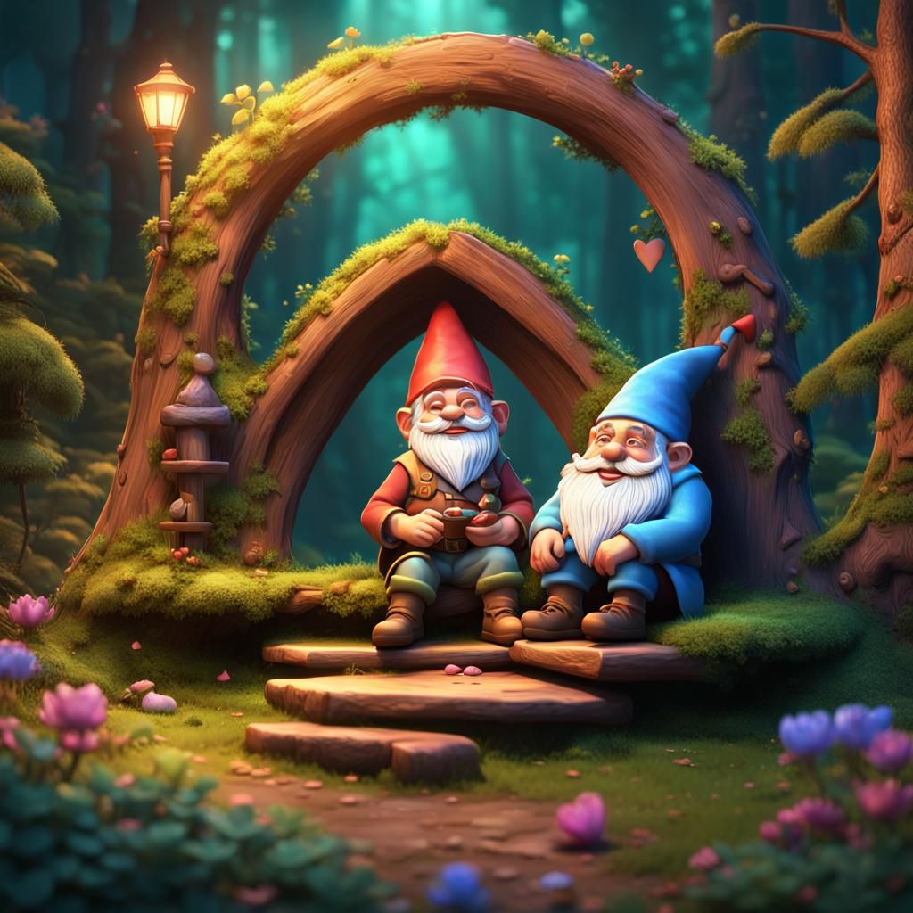 Drunk gnomes - AI Generated Artwork - NightCafe Creator