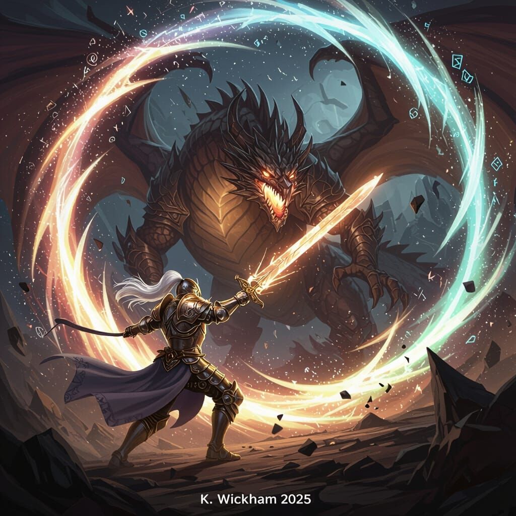 Dragon v Knight - A death match.