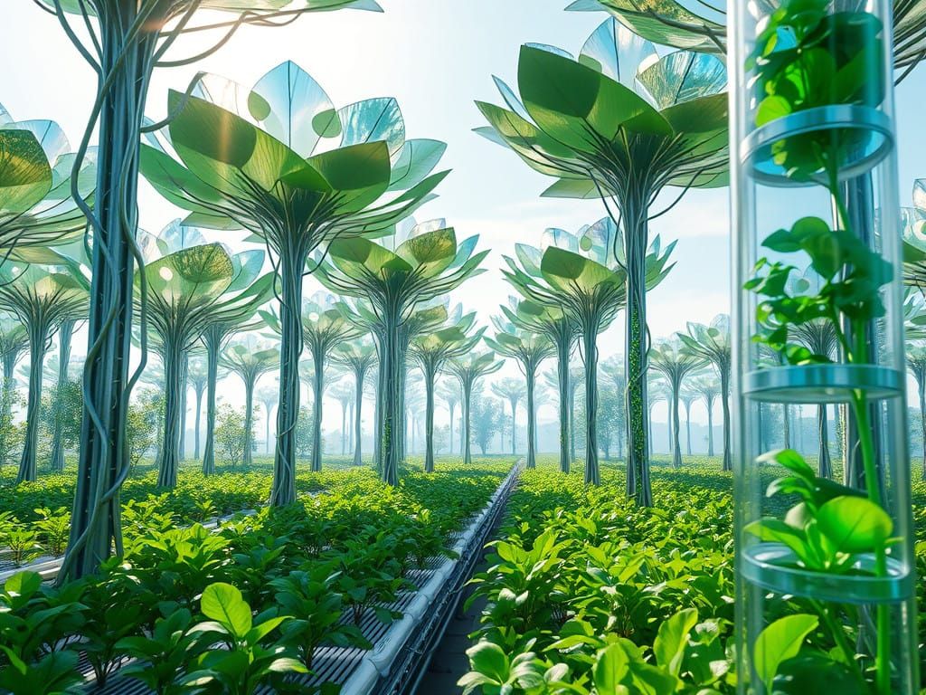 Bioengineered Trees Provide Solar Power for Hydroponics  by @Cheshyr Pontchartrain