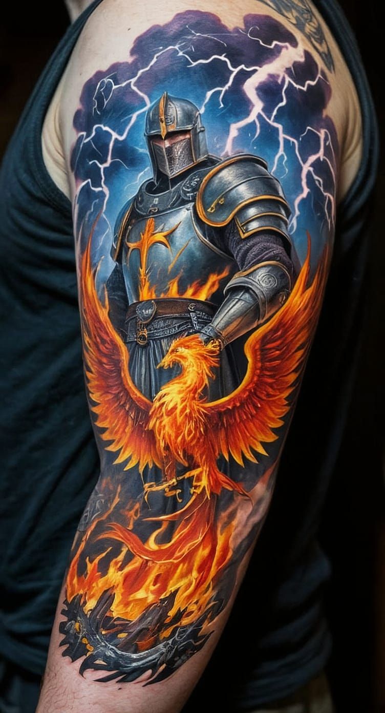 The knight & the phoenix