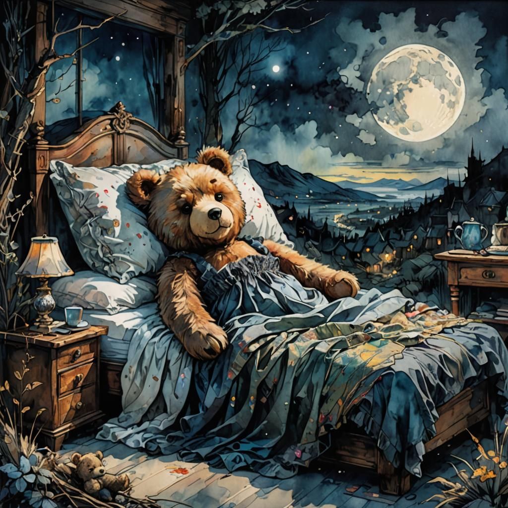 Goodnight Teddy  by @Raihan