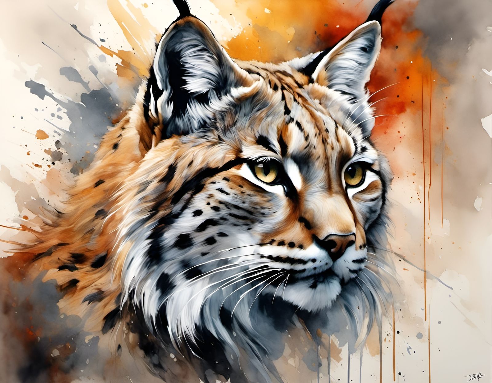 The lynx - AI Generated Artwork - NightCafe Creator