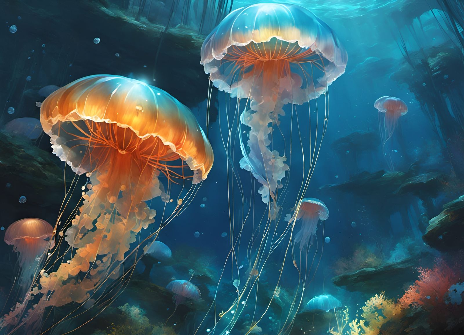 Jellyfish  by @MAKleen