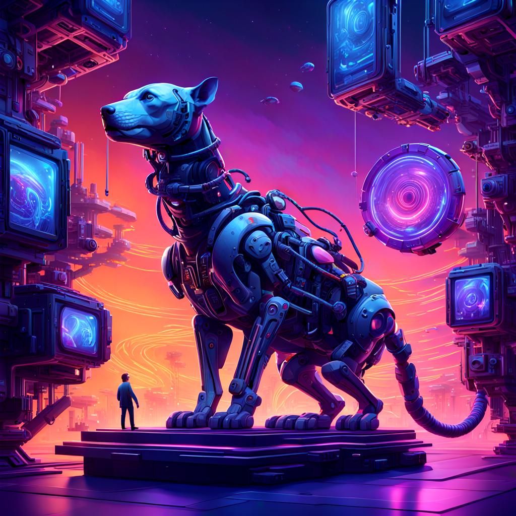 Interconnected System: Hyperrealistic Concept Art