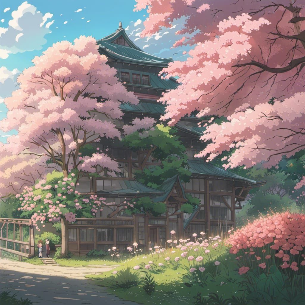 Sakura Memory - AI Generated Artwork - NightCafe Creator