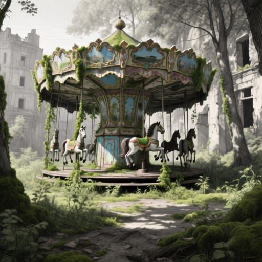 In the bleak future... after the apocalypse 