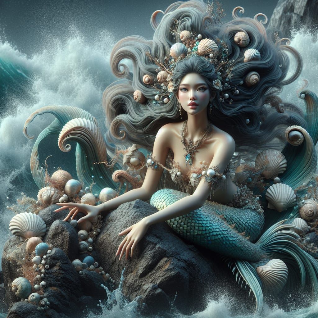 A beautiful Sea siren