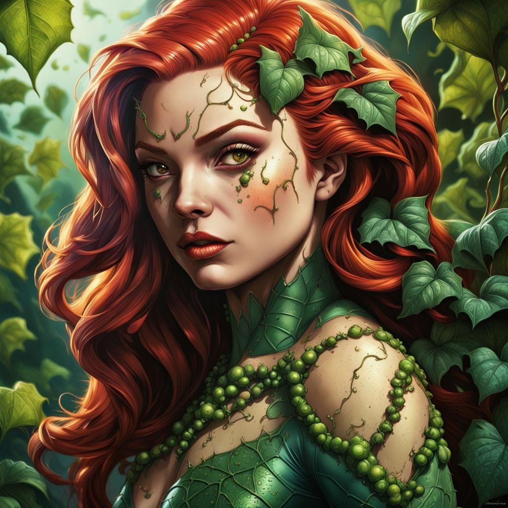 poison ivy dc - AI Generated Artwork - NightCafe Creator