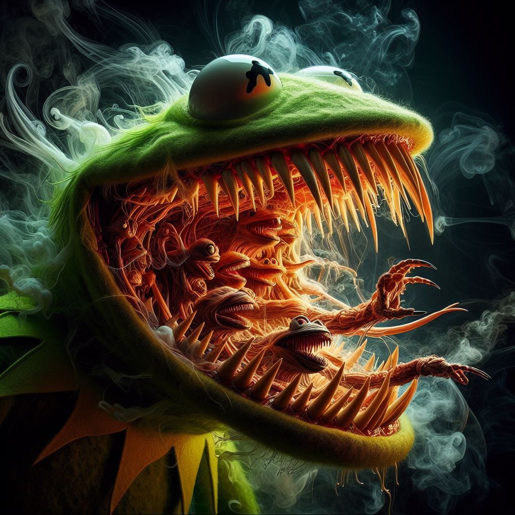 Possessed Kermit the Frog