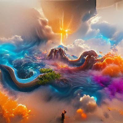 God creating itself