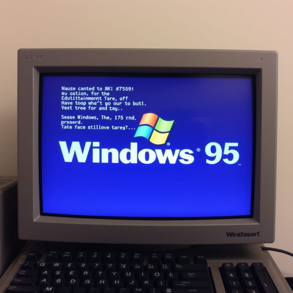 it's 1995 and your PC game just crashed  by @Bubble Tea