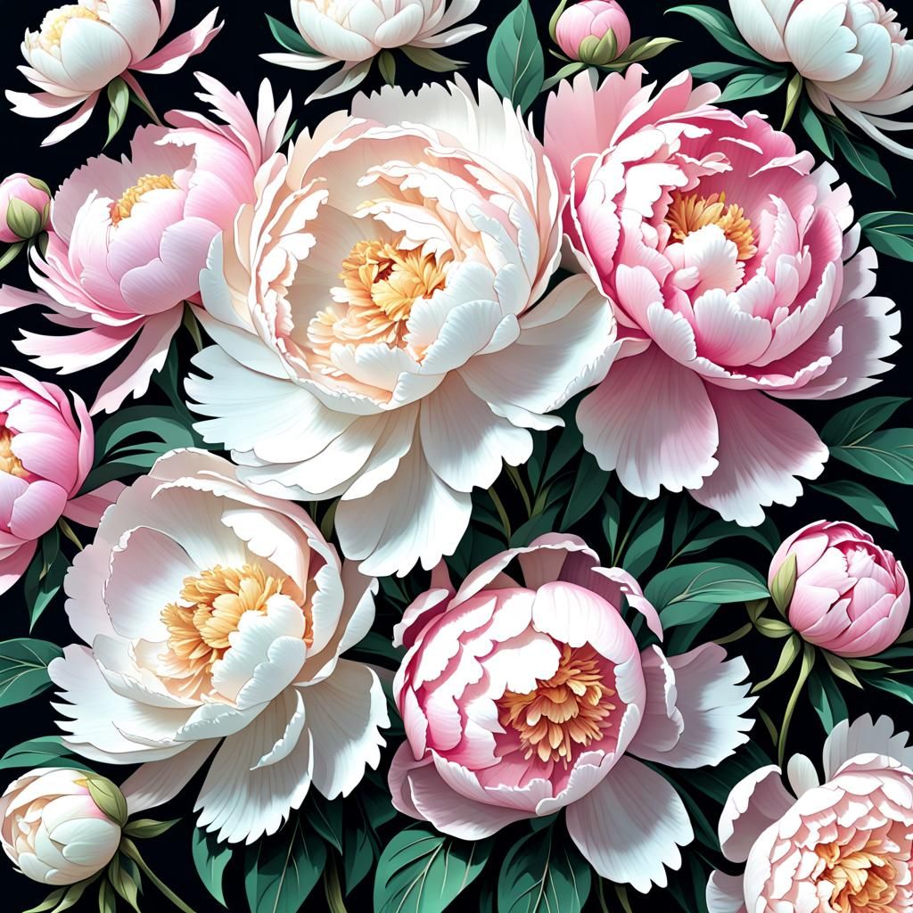 Paper Peonies