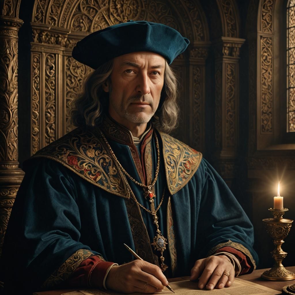 beautiful perfect smooth detailed matte painting, Renaissanc...
