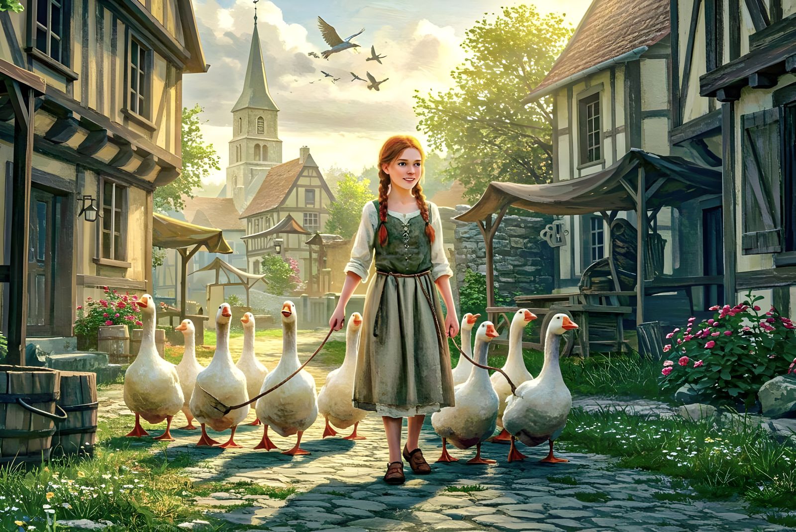 Bought the geese at market