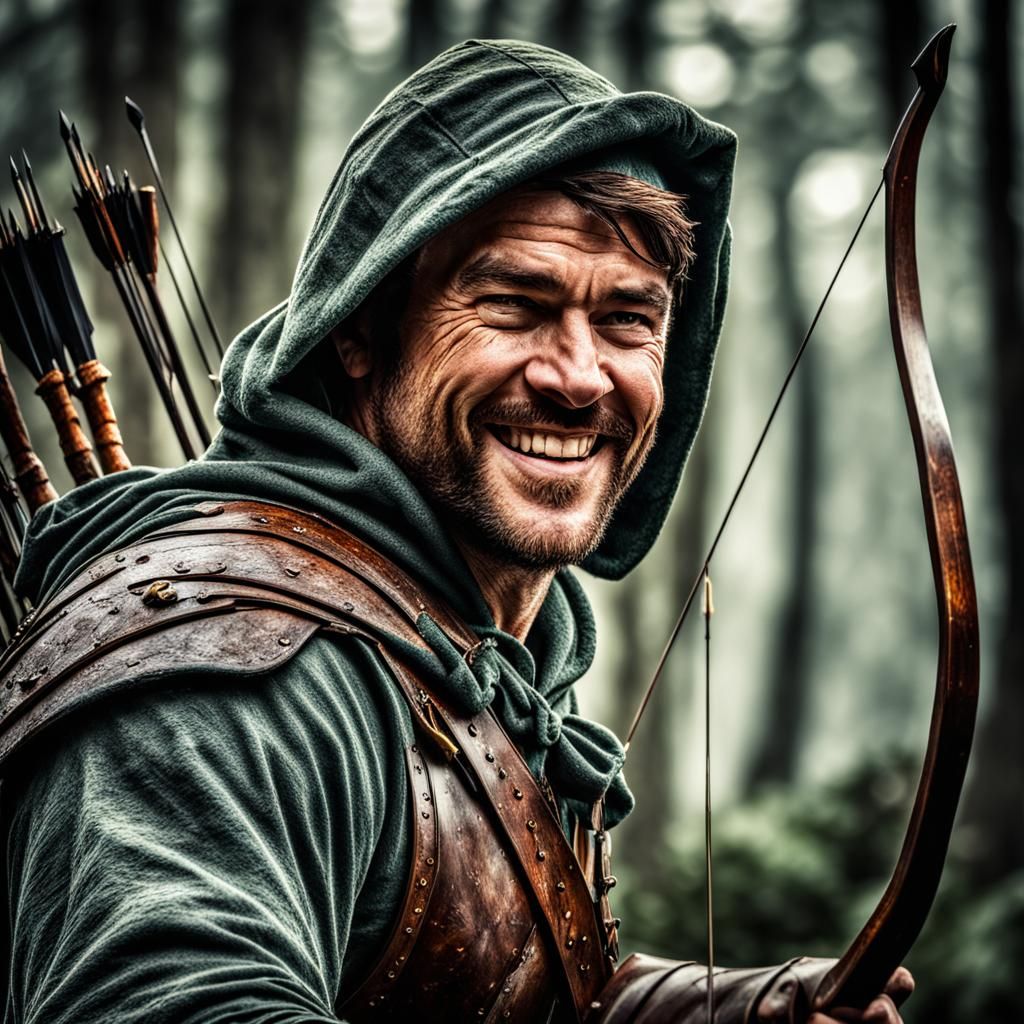 Robin Hood  by @AI Gratia Artis