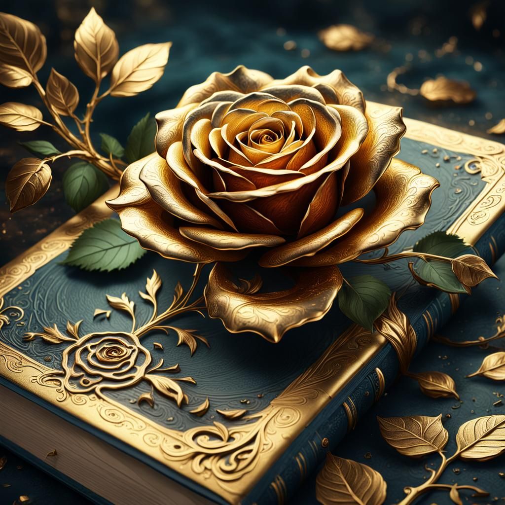 Gold Rose   by @Alfred Stephens