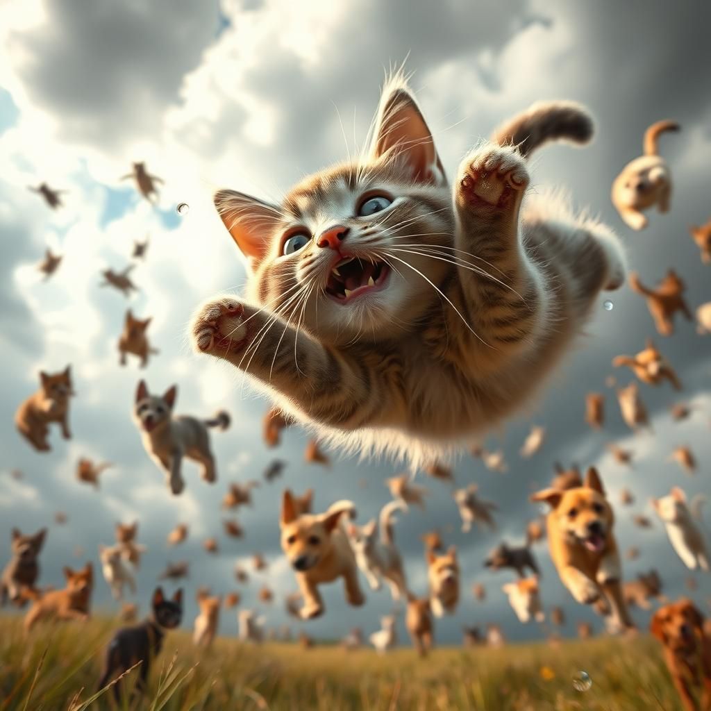 It's raining cats and dogs  by @DAIV