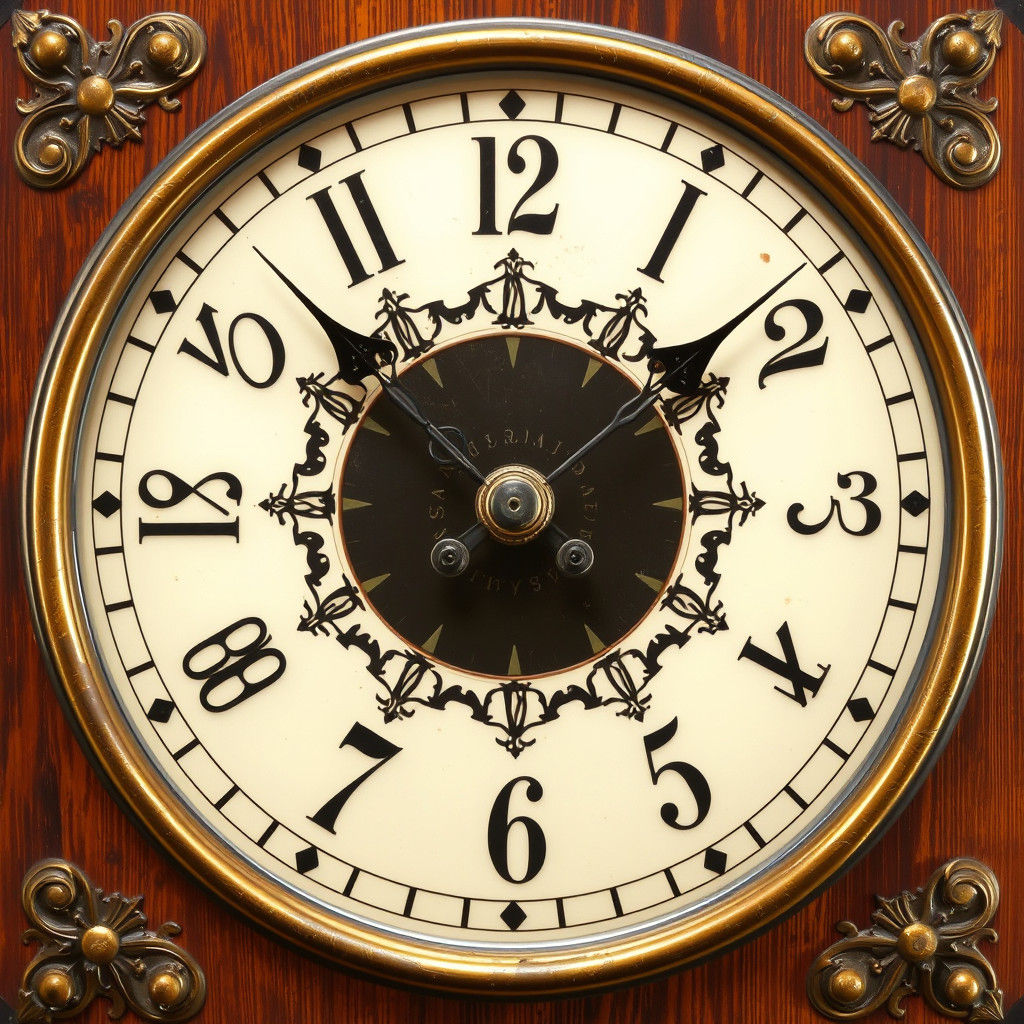 A vintage extra-artistic classical unique clock!