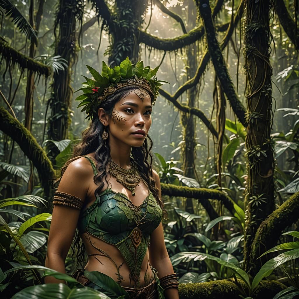 Amazonian in Amazon rainforest