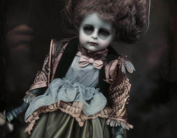 Creepy Doll - AI Generated Artwork - NightCafe Creator