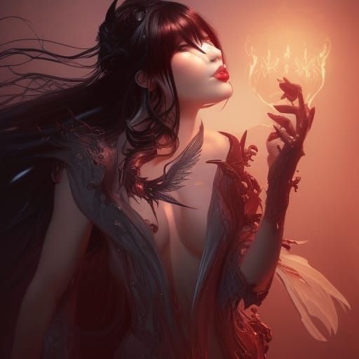 Beautiful vampire