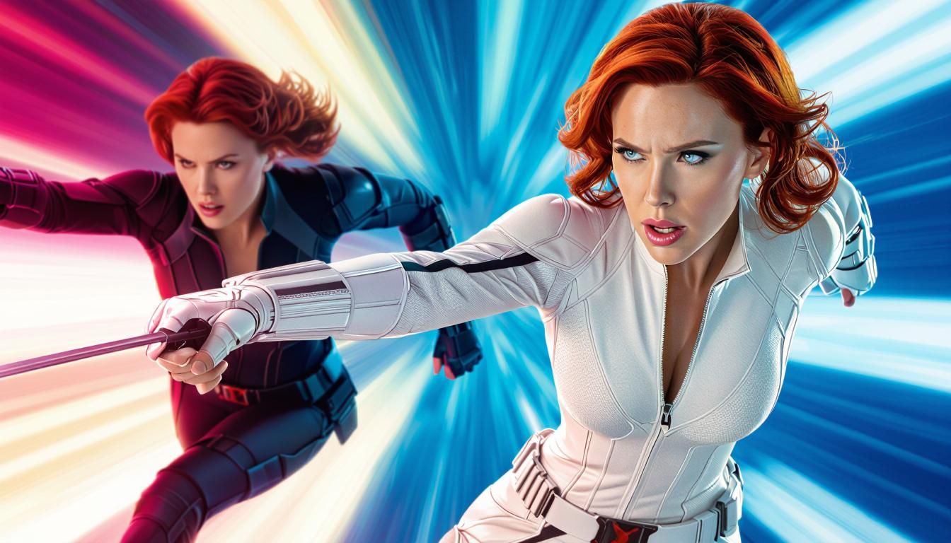 Black Widow vs. White Widow.