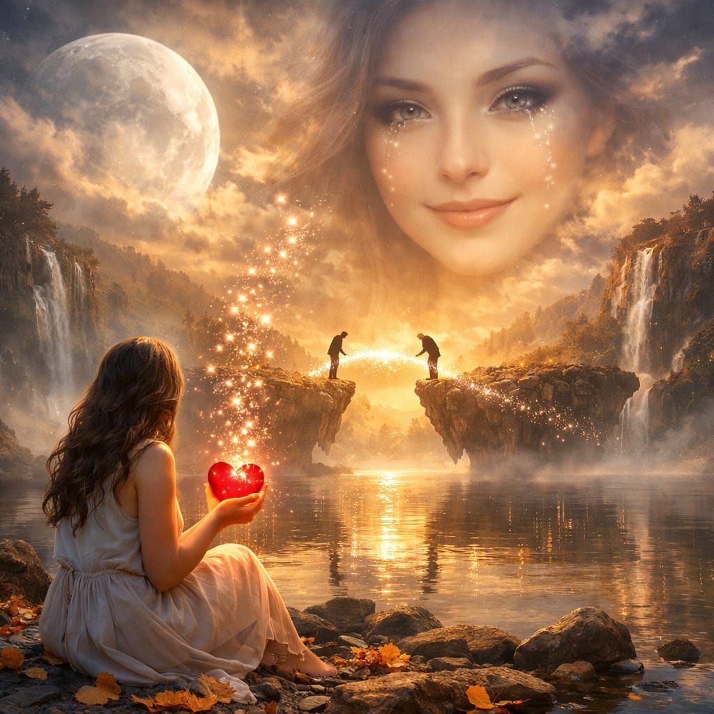 Some emotions not break me, they bridge the distance and glow back to me  by @m315cw