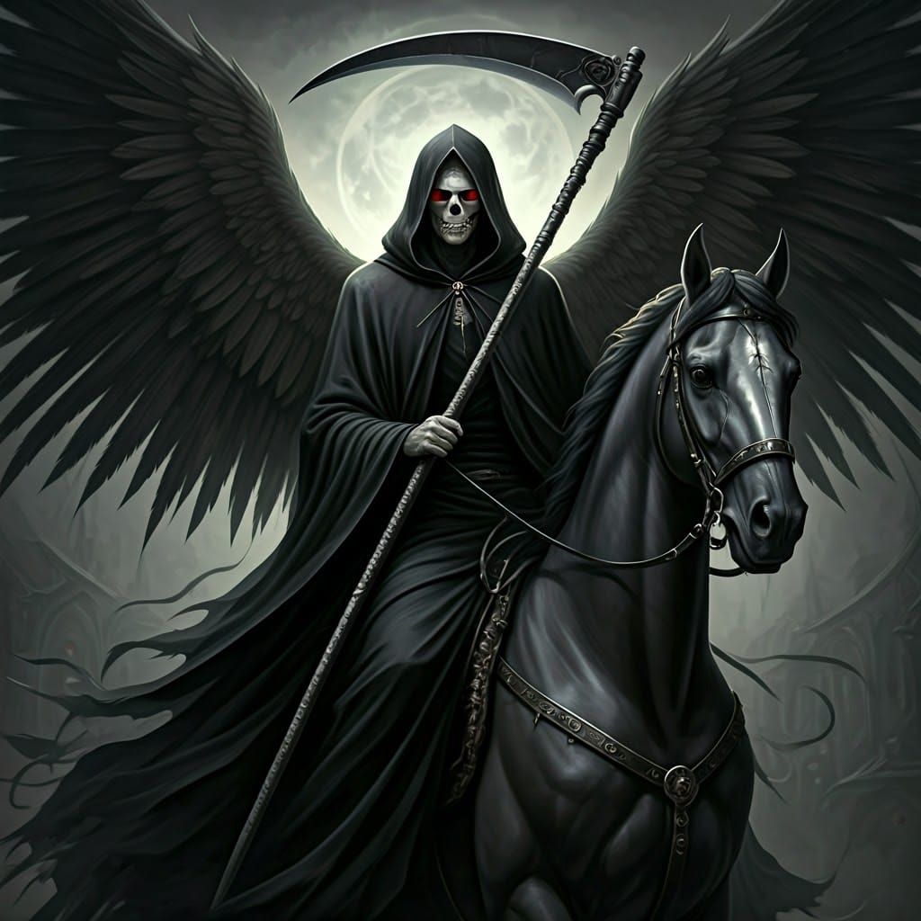 Death Angel  by @Dawn_Day_Dreamer