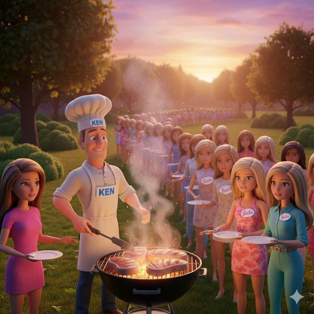 Ken's Barbie Queue