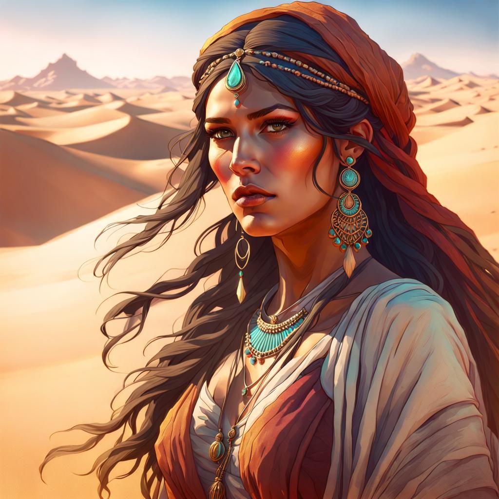 Gorgeous gypsy - AI Generated Artwork - NightCafe Creator