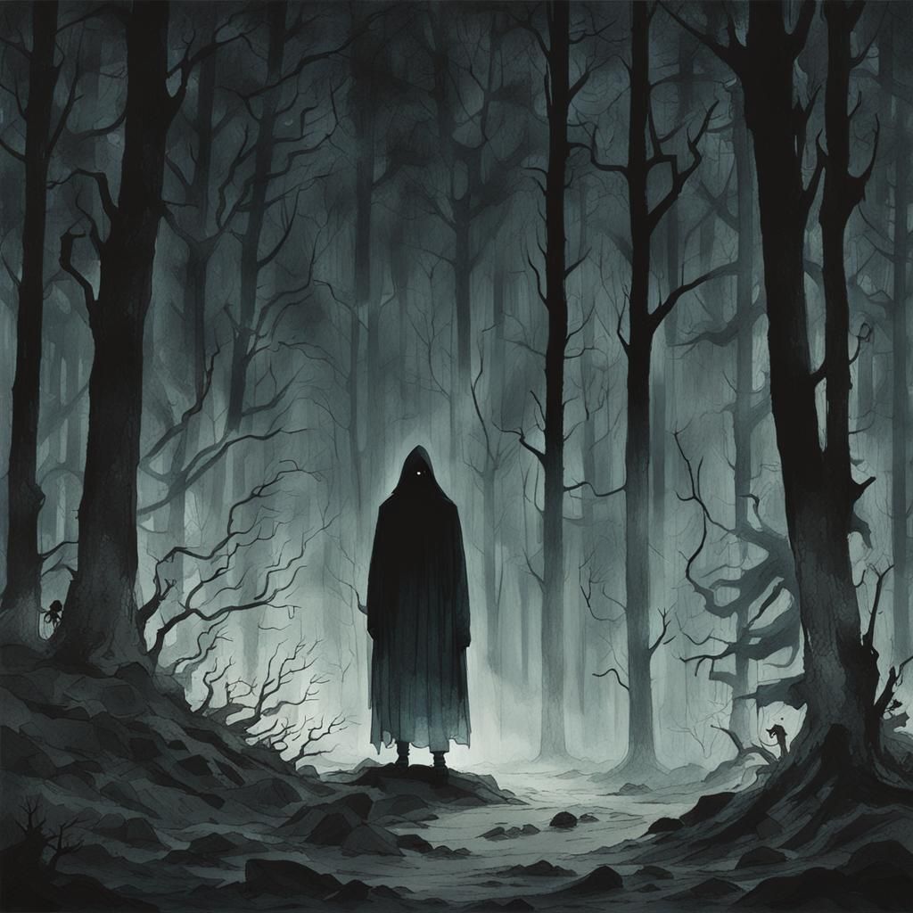 ghostly figure