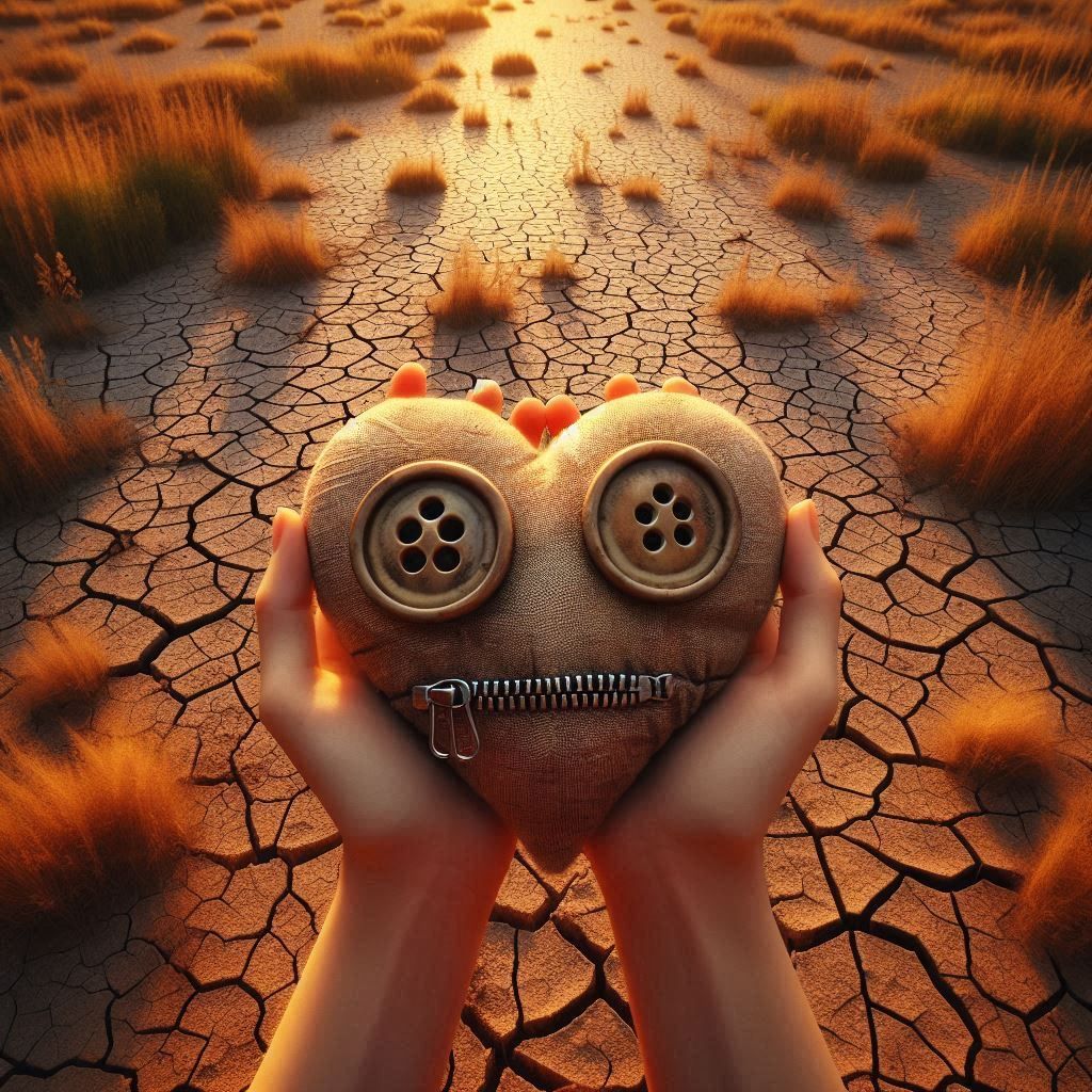 Zipper Heart in Stitches