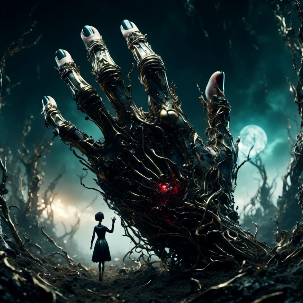 “Friends” - Tribute to Relaxing Kiwi @AngryKiwi in Tim Burton style  by @WolfeyWonder