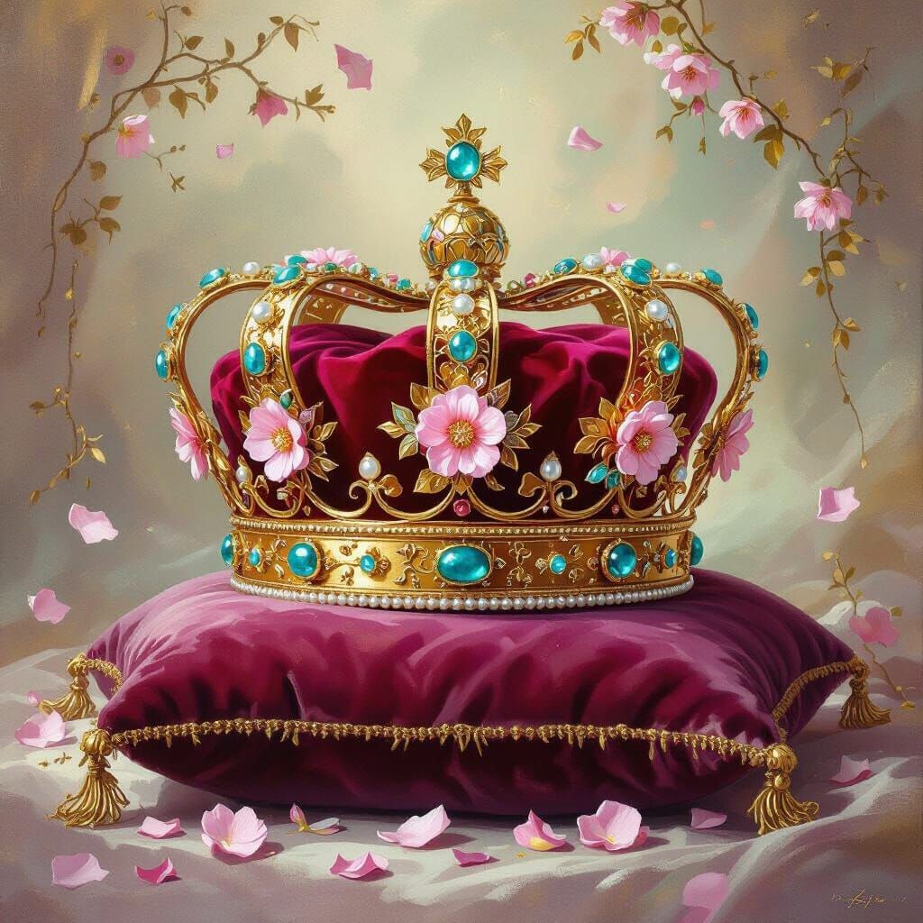 Crown of Blossoms  by @Harli