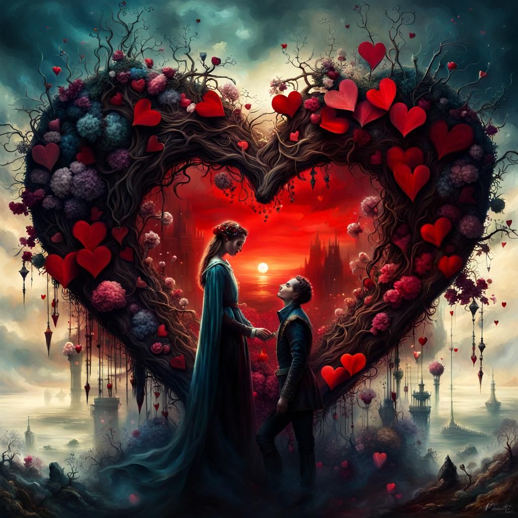 Lovers Heart  by @Yulia 